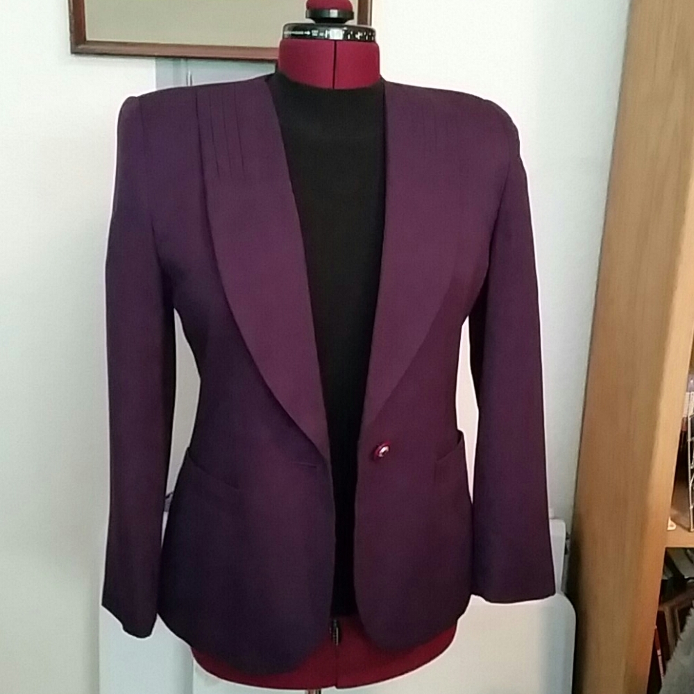 New purple skirt suit